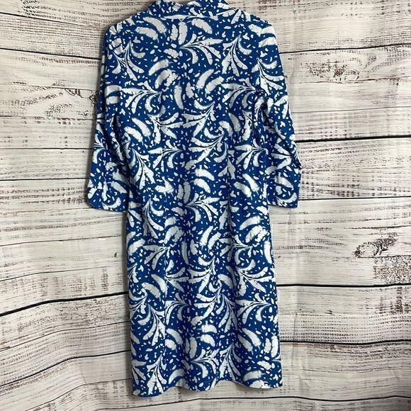 Katherine way Dress Womens Size S UPF 50 + Game Way V Neck Shift jersey Floral - Picture 7 of 11